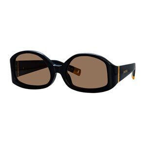 NEW JACQUEMUS SUNGLASSES, BLACK WOMEN EYEWEAR JACQUEMUS COLAPSO JAC/15 C1